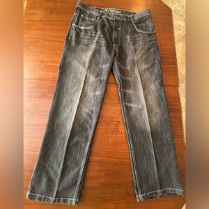 A.Prodigee Charcoal Men's Straight Leg Jeans. Size 38.